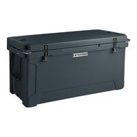 CaterGator CG100CHR Charcoal 110 Qt. Rotomolded Extreme Outdoor Cooler / Ice Chest