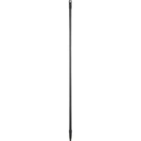Lavex 60" Black Threaded Metal Broom / Squeegee Handle