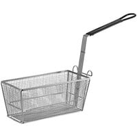 Henny Penny 65466 Equivalent 13 1/2 inch x 6 1/4 inch x 6 inch Half Size Fryer Basket with Back Hook