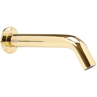 Zurn Elkay Z6957-XL-M-PB Nachi Series Wall Mount Vandal-Resistant Sensor Faucet with Polished Brass Cast Spout (0.35 GPM), Battery-Powered