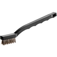 Lavex 7" Toothbrush Style Grout Brush with Stainless Steel Bristles