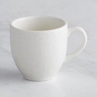 RAK Porcelain Bouquet 3.1 oz. Ivory Embossed Porcelain Espresso Cup - 12/Case