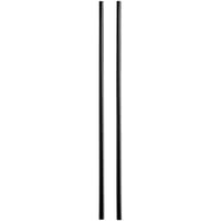 Emperor's Select 10 3/4" Black Melamine Chopsticks Set - 10/Pack