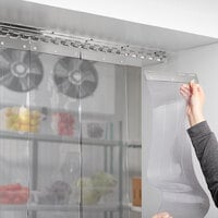 Lavex 34 inch x 80 inch Polar Reinforced Freezer / Refrigerator Strip Door