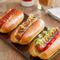 Upton's Natural 2.5 oz. Updog Plant-Based Vegan Hot Dogs - 50/Case