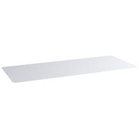 Regency Shelving 30" x 72" Clear PVC Shelf Liner