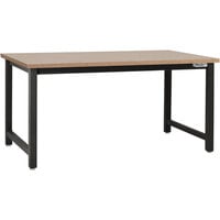 BenchPro Kennedy Series Particleboard Top Adjustable Workbench with Black Frame