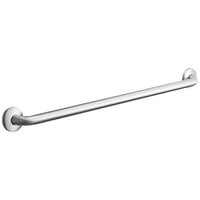 American Specialties, Inc. 10-3801-48 48" Smooth Stainless Steel Grab Bar with Snap Flange