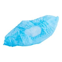 Choice Blue Polypropylene Shoe Cover with Anti-Skid Bottom - 100/Pack