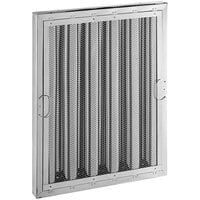 25"(H) x 20"(W) x 2"(T) Stainless Steel Hood Filter with Spark Arrestor