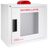 Standard Surface Mount AED Wall Cabinet with Alarm and Strobe Light