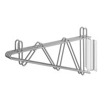 Regency Double Wall Mounting Bracket for Adjoining Chrome Wire Shelving