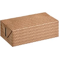 Choice 9" x 5" x 3" Cornerstone Print Take Out Lunch / Chicken Box with Fast Top - 250/Case