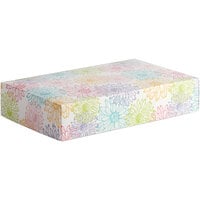 9 3/8" x 6" x 2" 2-Piece 2 lb. Spring Print Candy Box - 125/Case