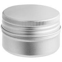 30 mL Silver Tin with Ribbed Screw Top - 1800/Case