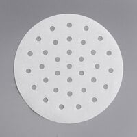 Choice 6" Perforated Round Patty Paper - 500/Pack