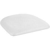 Lancaster Table & Seating Alloy Series White Vinyl Cushion for Alloy Chairs