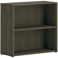 HON Mod 30" x 13" x 29" Java Oak Laminate 2-Shelf Bookcase