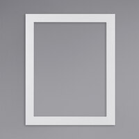 Deflecto 11" x 17" Self-Adhesive Sign Holder with White Border 68886W - 2/Pack
