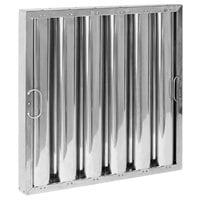 Kleen-Gard 96047524 16" (H) x 25" (W) x 2" (T) Stainless Steel Hood Filter with Snap-In Handles