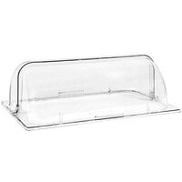 Front of the House 21" x 13" x 7" Clear Plastic Rolling Pan Cover - 2/Case