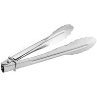 Choice 7" Heavy-Duty Stainless Steel Utility Tongs