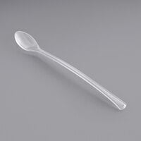 Visions 6" Clear Plastic Tasting Spoon - 400/Box