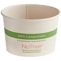 World Centric 8 oz. Compostable Bio Lined Paper Food Cup - 1000/Case