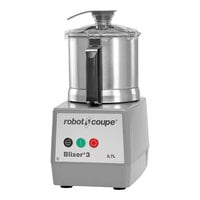 Robot Coupe BLIXER3 High-Speed 4 Qt. / 3.7 Liter Stainless Steel Batch Bowl Food Processor - 1 1/2 hp