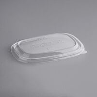 World Centric 20-48 oz. Clear Compostable PLA Dome Lid - 400/Case