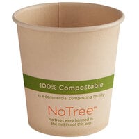 World Centric NoTree 4 oz. Natural Compostable Paper Hot Cup - 1000/Case