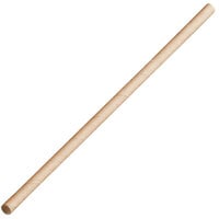World Centric 8" Kraft Giant Unwrapped Paper Straw - 6000/Case