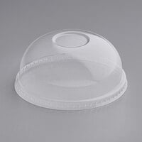 World Centric 12-32 oz. Clear Compostable PLA Domed Lid - 500/Case
