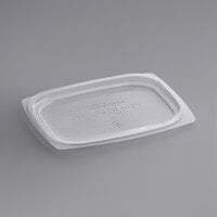 World Centric Clear PLA Lid for 8, 12, 16 oz. Deli Containers - 900/Case
