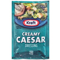 Kraft Creamy Caesar Dressing Packet 1.5 oz. - 60/Case