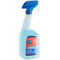 Spic and Span 58775 Disinfecting, All-Purpose, & Glass Cleaner Ready-to-Use with Foil Seal Bottle 32 fl. oz - 8/Case