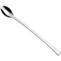 Visions 6" Silver Plastic Tasting Spoon - 20/Pack