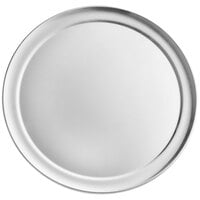 Choice 12" Round Aluminum Tray / Platter with Wide Rim
