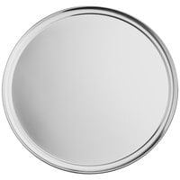 Choice 20" Round Aluminum Tray / Platter with Wide Rim