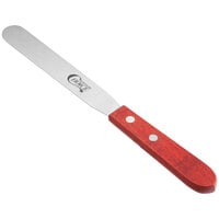Choice 4 1/2" Blade Straight Baking / Icing Spatula with Wood Handle