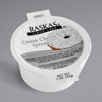 Raskas Cream Cheese Spread Portion Cups 1 oz. - 100/Case