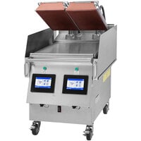 Garland Xpress XPG241L LP 24" Liquid Propane Clamshell Griddle with 1 Platen and EasyTouch Controls - 40,000 BTU
