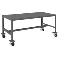 Durham Mfg 24" x 48" 1 Shelf Mobile Machine Table MTM244824-2K195