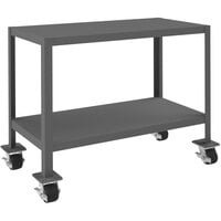 Durham Mfg 18" x 36" 2 Shelf Mobile Machine Table MTM183630-2K295