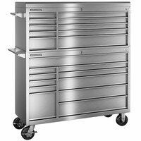 Champion Tool Storage FM Pro Series 20" x 54" Stainless Steel 21-Drawer Top Chest / Mobile Storage Cabinet FMPS5421RC
