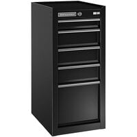 Champion Tool Storage FM Pro 15" x 20" Black 5-Drawer Side Cabinet FMP1505SL-BK