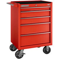 Champion Tool Storage FM Pro Series 20" x 27" Red 5-Drawer Mobile Storage Cabinet FMP2705RC-RD