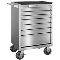 Champion Tool Storage FM Pro Series 20" x 27" Stainless Steel 7-Drawer Mobile Storage Cabinet FMPS2707RC