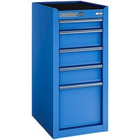 Champion Tool Storage FM Pro 15" x 20" Blue 5-Drawer Side Cabinet FMP1505SL-BL