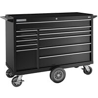 Champion Tool Storage FM Pro Series 20" x 54" Black 11-Drawer Mobile Storage Cabinet with Maintenance Cart FMP5411MC-BK